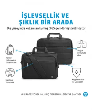 HP 500S8AA  14.1'' Notebook Çanta Siyah