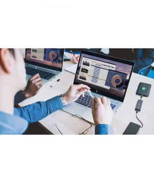 HP Elite USB-C Multi Port Hub 5LX63AA Laptop Docking Station