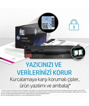 HP W2123A Magenta M554, M555, M578 Kırmızı Orijinal 212A Toner