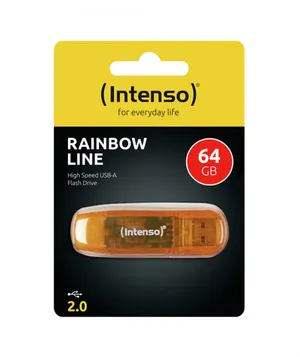 Intenso USB 2.0 64GB Rainbow Line Flash Bellek