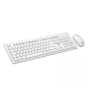 LECOO KW200-B KABLOSUZ KLAVYE MOUSE SET TÜRKÇE Q  BEYAZ