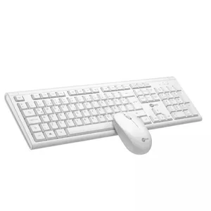LECOO KW200-B KABLOSUZ KLAVYE MOUSE SET TÜRKÇE Q  BEYAZ