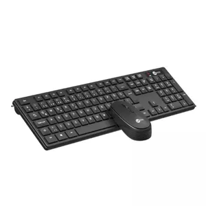 LECOO KW200-S KABLOSUZ KLAVYE MOUSE SET TÜRKÇE Q  SİYAH