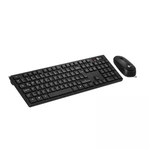 LECOO KW200-S KABLOSUZ KLAVYE MOUSE SET TÜRKÇE Q  SİYAH