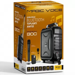 Magicvoice MV-2015 300W Siyah Mikrofonlu Aktif Hoparlör