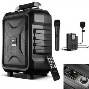 Magicvoice MV-2015 300W Siyah Mikrofonlu Aktif Hoparlör