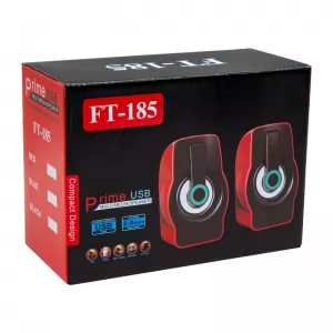 Magicvoice MV-4941 2.0 Multimedia RGB Işıklı 3 Watt 2 USB Hoparlör Siyah/Mavi-Siyah/Kırmızı