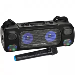 Magicvoice MV-7001 VHF El Mikrofonlu USB-SD-BT Işıklı 40 W Taşınabilir Şarjlı  Seyyar Anfi
