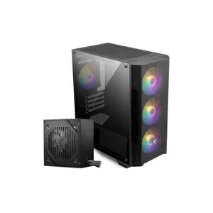 MSI MAG FORGE M100A D60 AKRİLİK YAN PANEL 3X120MM 1X120MM ARGB FAN 600W 80+ MATX GAMING KASA