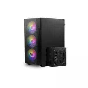 MSI MAG FORGE M100A D60 AKRİLİK YAN PANEL 3X120MM 1X120MM ARGB FAN 600W 80+ MATX GAMING KASA