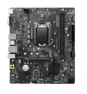 MSI PRO H410M-B DDR4 2933MHZ 1XVGA 1XHDMI 1XM.2 USB 3.2 MATX 1200P