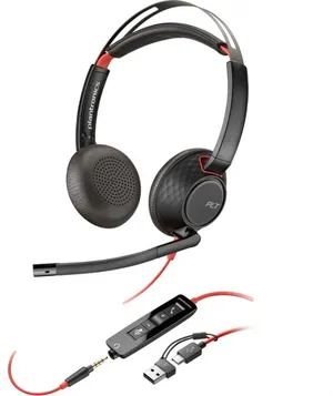 Poly BW 5220 Type-C HS +3.5mmP +USB-C/A Kablolu Kulaklık
