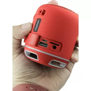 C4 Taşınabilir Bluetooth Hoparlör Ses Bombası Yüksek Ses Gücü Sese Duyarlı Led Işık