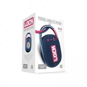 Powerway Lock Taşınabilir Şarjlı Bluetooth Speaker