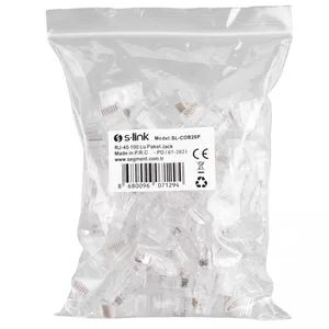 S-LINK SL-COB20P CAT6 EZRJ-45 YENİ NESİL UTP KONNEKTÖR 100 LÜ KUTU