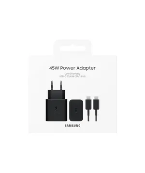 Samsung EP-T4511X TypeC 45W-Siyah Hızlı Şarj Cihazı