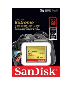 SanDisk Extreme 32GB CF UDMA7 CompactFlash Card