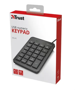Trust 22221 Xalas USB Num Pad Klavye