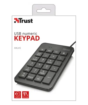 Trust 22221 Xalas USB Num Pad Klavye