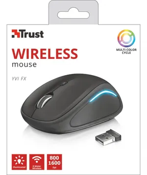 Trust 22333 Yvi 1600 DPI Siyah Kablosuz Mouse