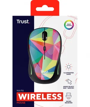 Trust 22337 Yvi Kablosuz Mouse Geometric Desenli