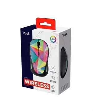 Trust 22337 Yvi Kablosuz Mouse Geometric Desenli