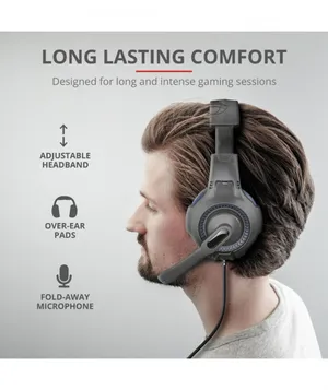 Trust 23250 GXT307B PC-PS4 Ravu Mikrofonlu Oyuncu Kulaklığı