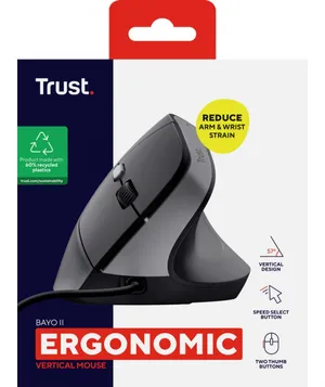 Trust Bayo II Ergonomik Kablolu Mouse Siyah TRU25144