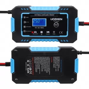 Ucomen UC-C120501A Mavi 12 Volt 6 Amper Led Göstergeli Akü Şarj Cihazı