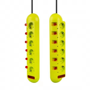 Vea VE-E60 6'Lı 1.5 Metre Ayrı Anahtarlı Grup Priz