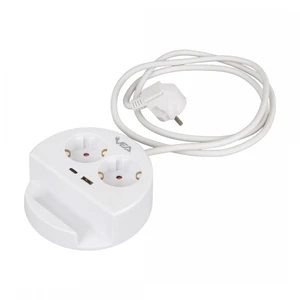 VEA VE- G1102C 2Lİ USB + TYPE-C GİRİŞLİ TELEFON STANDLI 1.5 METRE GRUP PRİZ