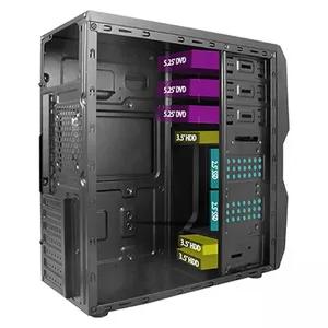 VENTO TA-K61 350W 1X80MM FAN USB 3.0 MİDİ TOWER SİYAH KASA