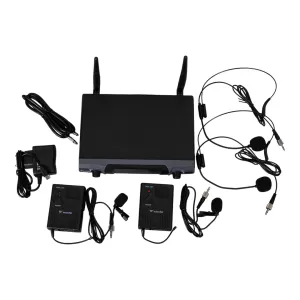 Westa WM-202T 1 Alıcı + 2 Yaka (Lavalier) Kablosuz Uhf Mikrofon Seti