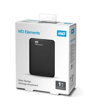 Western Elements 1TB Taşınabilir External Disk WDBUZG0010BBK