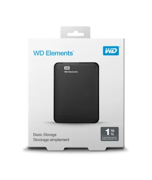 Western Elements 1TB Taşınabilir External Disk WDBUZG0010BBK
