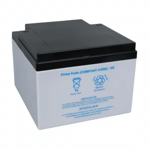 Yokohama 12 Volt - 26 Amper Akü YH-122.6 (165x176x125 mm)