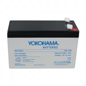 Yokohama 12 Volt 9 Amper Akü YH-129.0 (150x65x90 Mm)