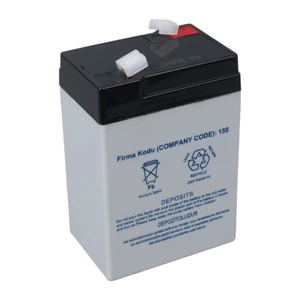 Yokohama YH-64.0 6 Volt - 4 Amper Işıldak Aküsü (70x48x101 mm)