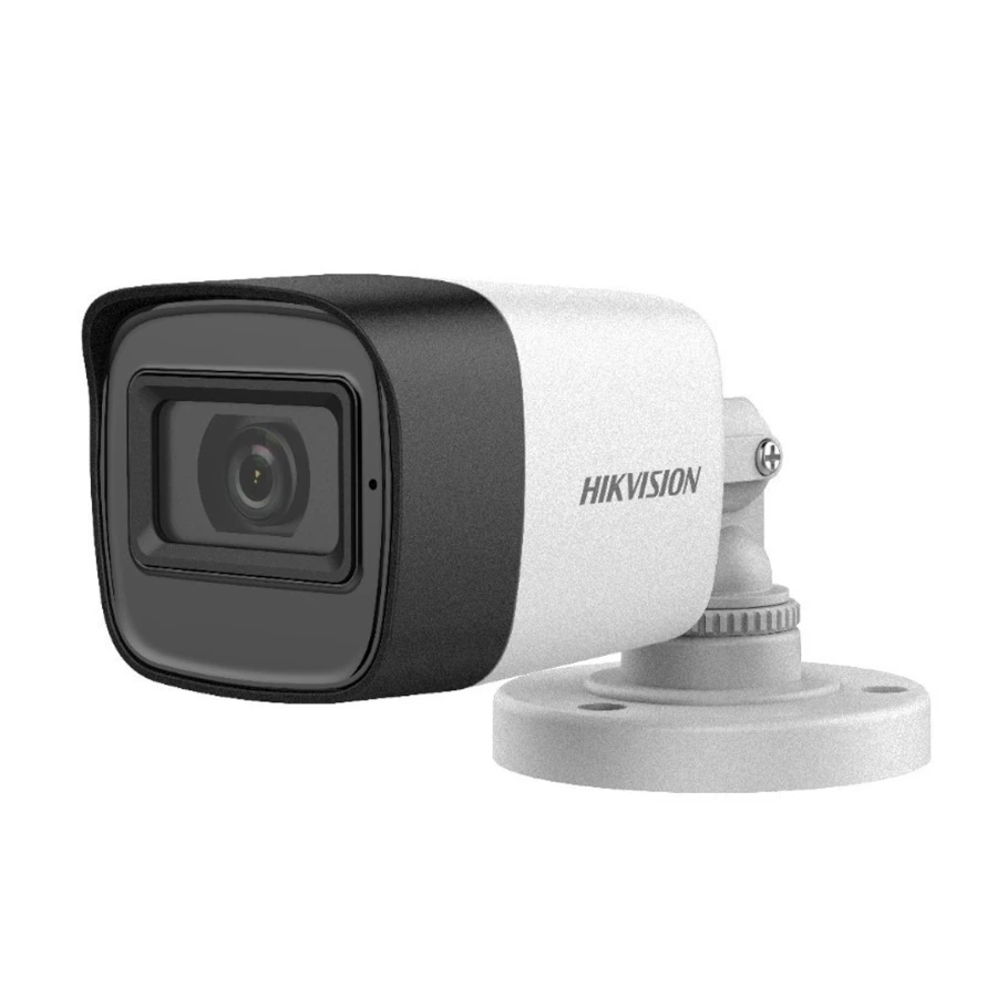 Hikvision DS-2CE16D0T-ITPFS TVI 1080P 2MP 2.8 Mm Sabit Lensli Sesli IR Bullet Kamera
