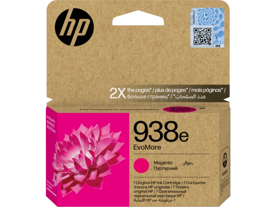 HP 4S6Y0PE EvoMore Macenta 938e Kırmızı Mürekkep Kartuş