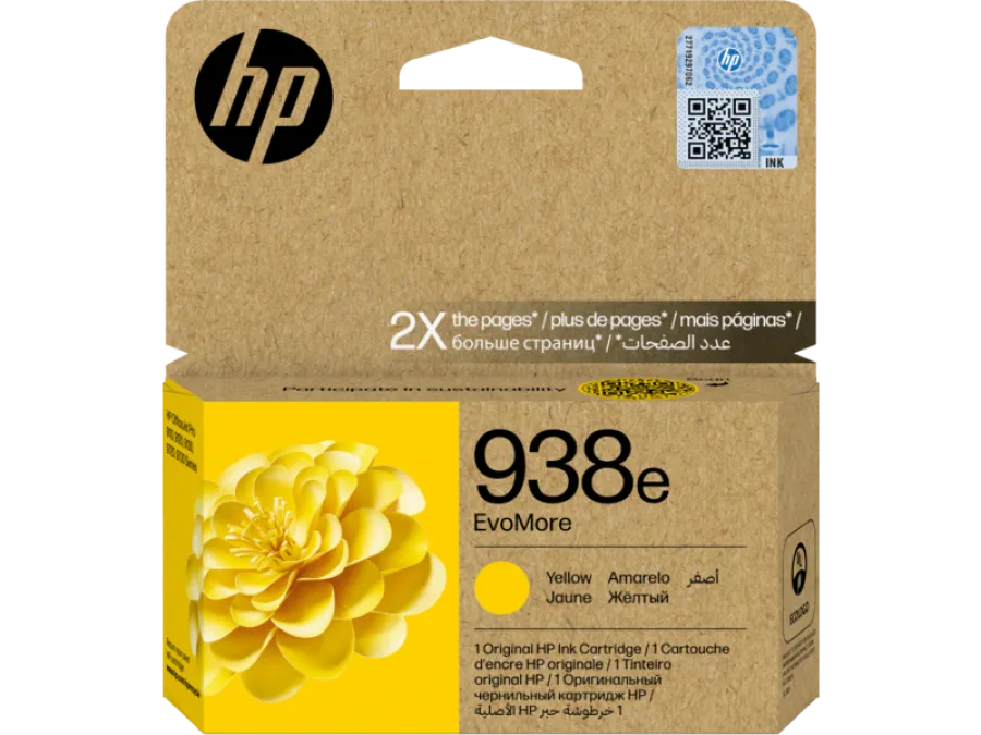 HP 4S6Y1PE EvoMore 938e Sarı Mürekkep Kartuş