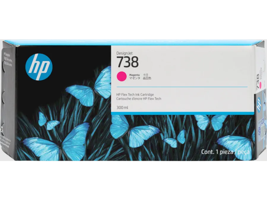 HP 676M7A Magenta DesignJet Ink Kırmızı 738 Toner