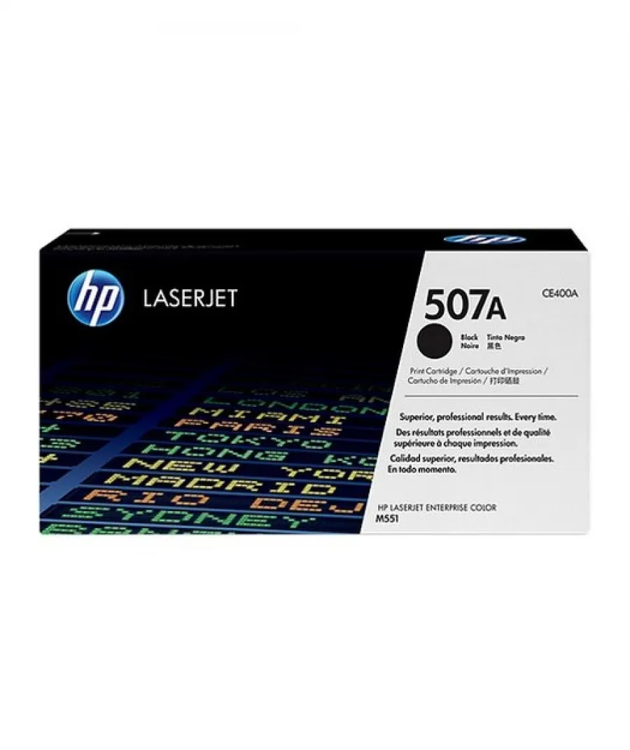 HP CE400A Black Siyah Toner Kartuş (507A)