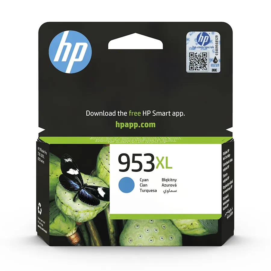HP F6U16AE 953XL YUKSEK KAPASITELI MAVİ KARTUS
