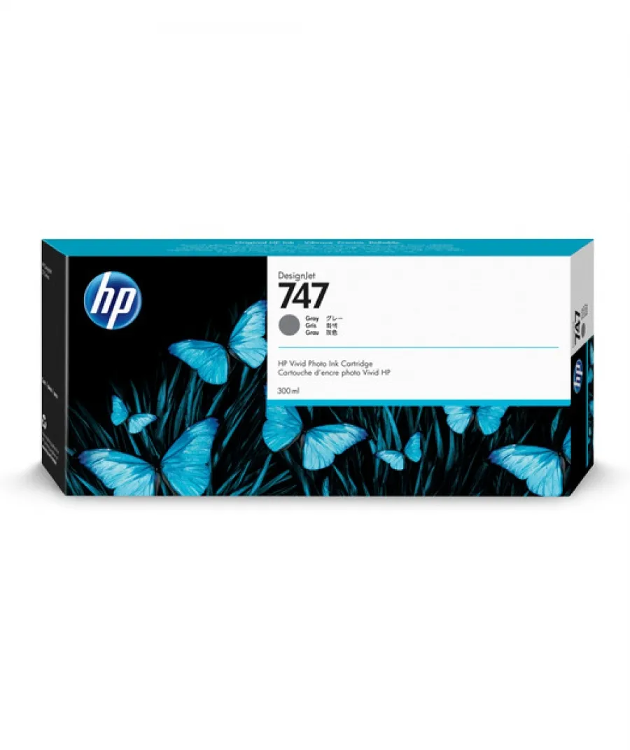 HP P2V86A Chromatic Gray 747 Gri 300-ml Mürekkep Kartuş