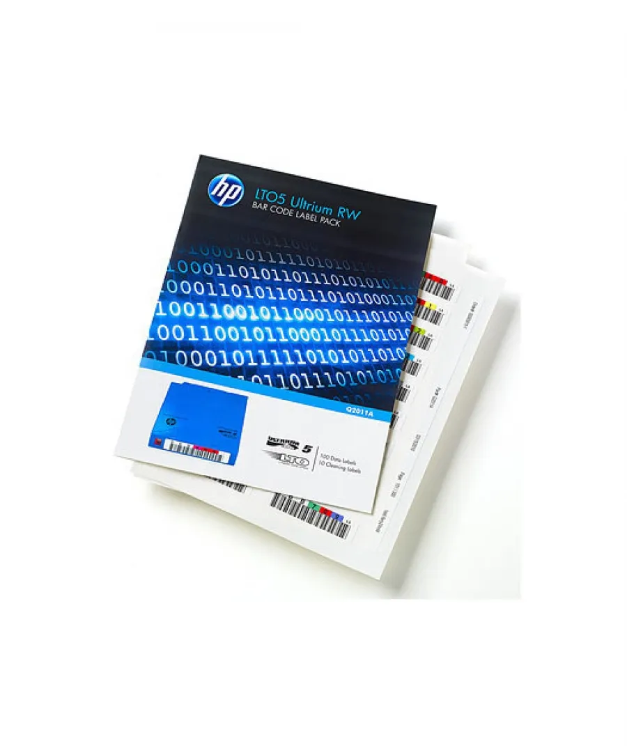 HP Q2011A LTO5 Orijinal Barkod Etiketi 100'lü paket