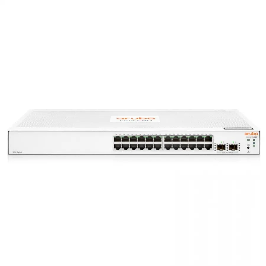 HPE JL812A 24 PORT GIGABIT + 2X1GB SFP UPLINK YONETILEBILIR RACKMOUNT SWITCH