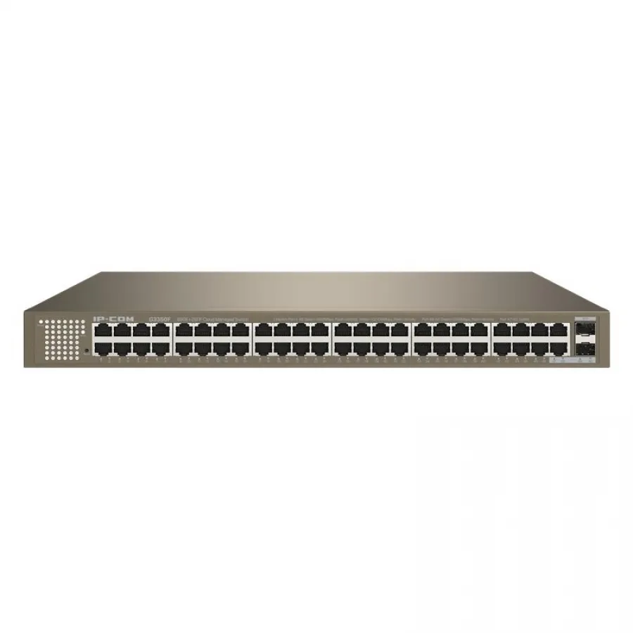 IP-COM G3350F 48 PORT GIGABIT + 2X10GB SFP UPLINK L2 CLOUD YÖNETİLEBİLİR RACKMOUNT SWITCH