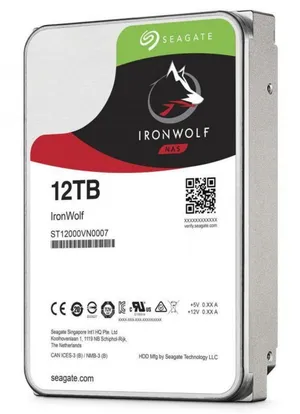 12 TB SEAGATE 3.5 IRONWOLF SATA3 7200RPM 256MB ST12000VN0008 (RESMI DIST GARANTILI) 