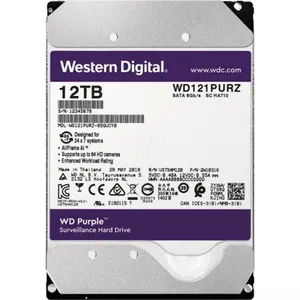 12 TB WD 3.5 PURPLE SATA3 72000RPM 256MB 7/24 GUVENLIK WD121PURP (3 YIL RESMI DIST GARANTI) 